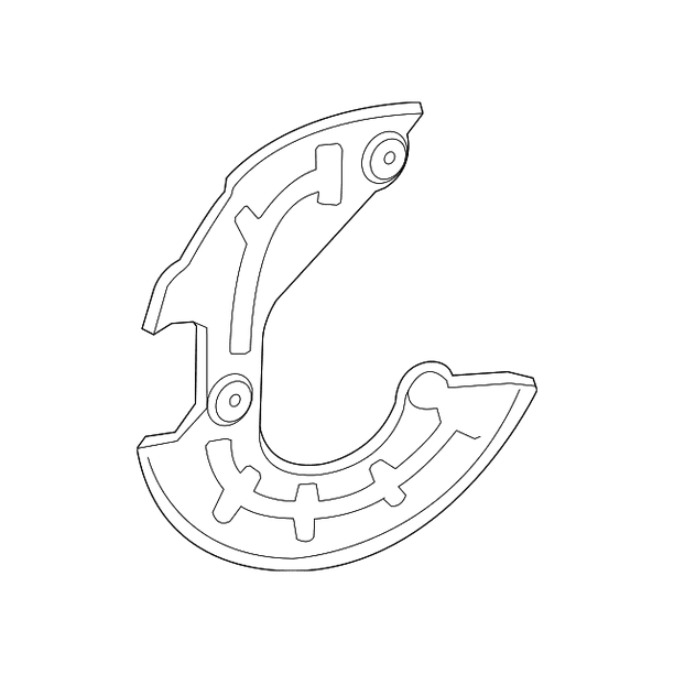 FORD OEM Front Brake-Backing Plate Dust Splash Shield AG1Z2K004A FORD OEM Front Brake-Backing Plate Dust Splash Shield AG1Z2K004A